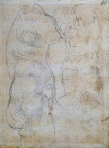 To studier basert på en gammel kvinnes overkropp av Michelangelo Buonarroti