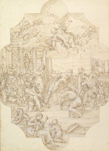 Martyrdommen til Saint Anastasia, 1721. av Michelangelo Cerruti