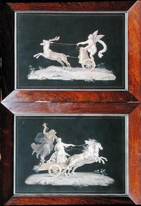 To av et sett med seks allegoriske scener (gouache) (se også 228136)