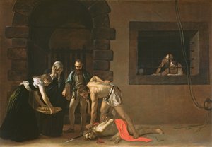 The Capitation of St. John the Baptist, 1608 av Michelangelo Merisi Caravaggio