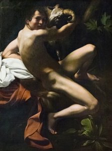 Døperen Johannes, Ungdom med en vær av Michelangelo Merisi da Caravaggio