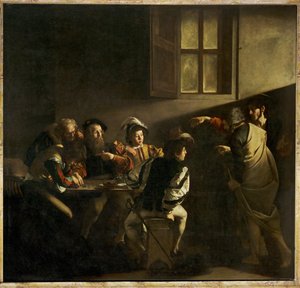 Matteus#39; kall (maleri på lerret) av Michelangelo Merisi da Caravaggio