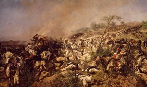 Slaget ved Dogali, av Michele Cammarano