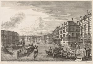 Utsikt over Venezia: Canal Grande av Michele Marieschi