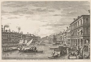 Utsikt over Venezia: Rialto av Michele Marieschi