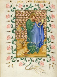 St. Luke maler jomfruen av Michelino Molinari da Besozzo