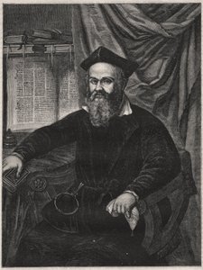 Portrett av Marco Antonio de Dominis (Markantun de Dominis) (1556-1624) Dalmatisk kirkelig, frafallen og vitenskapsmann - gravert av G J Delff etter Mierevelt av Michiel Jansz. van (after) Mierevelt