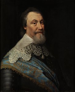 Portrett av grev Axel Oxenstierna (Oxenstjerna) (1583-1654), av Mierevelt, Michiel Jansz. av, Verksted av. Olje på tre. Mål: 70x60 cm. Nationalmuseum Stockholm