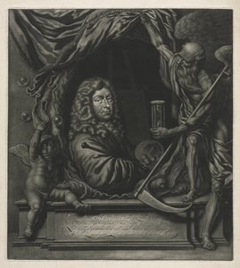 Selvportrett av Michiel van Musscher