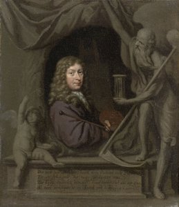 Selvportrett av Michiel van Musscher