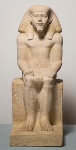 Statuett av Hapidefai kalkstein