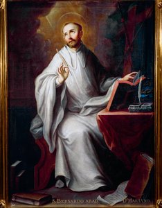Representasjon av Saint Bernard av Clairvaux (1090-1153)