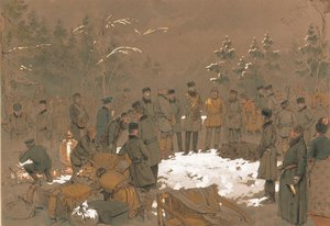 Bjørnejakten til tsar Alexander II, 1872.