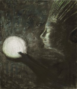 Vennskap av Ciurlionis, Mikalojus Konstantinas (1875-1911). Pastell på papir, størrelse: 73,4x63,5