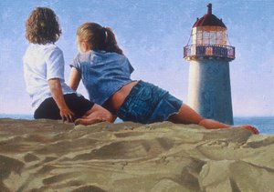 Ettermiddag på stranden av Mike Briscoe