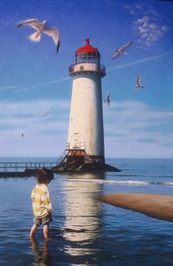 Første besøk til fyrtårnet av Mike Briscoe