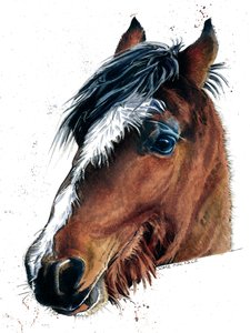 The Horse on White, 2020