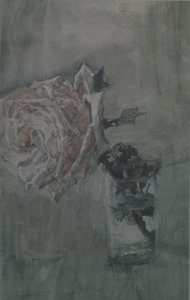 En rose av Mikhail Aleksandrovich Vrubel