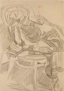 Pledd på stolen, 1904 av Mikhail Aleksandrovich Vrubel