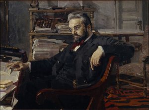 Portrett av Konstantin Dmitryevich Artsybushev 1849-1901, 1897 av Mikhail Aleksandrovich Vrubel
