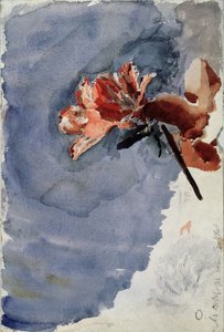 Rød asalea, 1886-1887 av Mikhail Aleksandrovich Vrubel