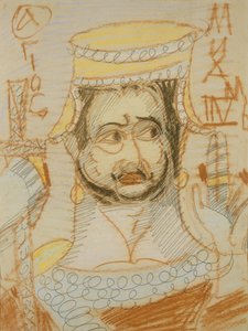 Erkeengelen Mikael av Mikhail Aleksandrovich Vrubel