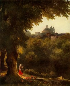 Utsikt over Arricio nær Roma, 1830-årene, 1965.