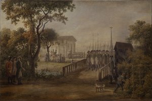 Vaktskifte ved Tsarinas Meadow i St. Petersburg, 1799