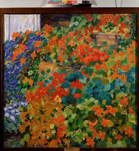 August Carpet - Maleri av Mikhail Nikolayevich Yakovlev (1880-1942), olje på lerret