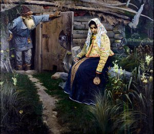 The Love Potion av Nesterov, Mikhail Vasilievich (1862-1942) av Mikhail Vasilievich Nesterov