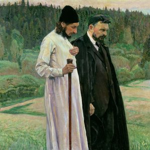 Filosofene: Portrett av Sergei Nikolaevich Bulgakov og Pavel Aleksandrovich Florensky