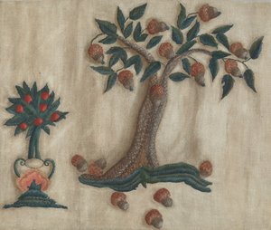 Brodert Sengeoppheng av Mildred E. Bent