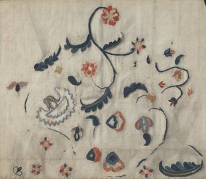 Brodert underkjole (Detalj)
