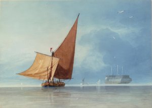 Frakt ved inngangen til Medway, Kent