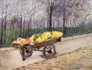 Bulb Time, Haarlem (farge litho) av Mima Nixon