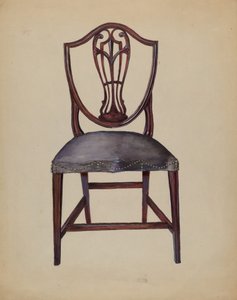 Stol, ca. 1936 (akvarell og gouache på papir)