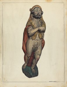 Figurhode: Hercules, ca. 1940.