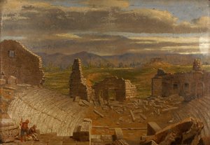 Ruinene av Asrum Lilleasia: Utforsket med Layard Sir Henry Layard, ca. 1845.