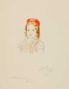 Tyrkisk jente, Brusa, 1845.