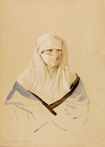 Tyrkisk dame av Brusa, n.d. av Miner Kilbourne Kellogg