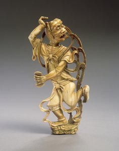 En figur av Kui xing (utskåret elfenben) (se også 272116)