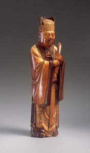 Figur av en tjenestemann (utskåret elfenben) (se også 272119)