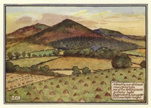 Ved avgangen til Sir Walter Scott (farge litho) av Minnie Didbin Spooner