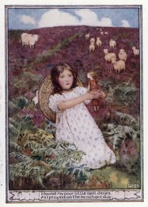 Den tapte dukken. Charles Kingsley (farge litho)