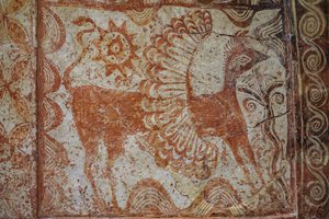 Brystlarnax med gavllokk. 1370-1300 f.Kr av Minoan