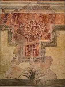 Minoisk komposisjon. Panel av "Liliy Frescoes" av Minoan