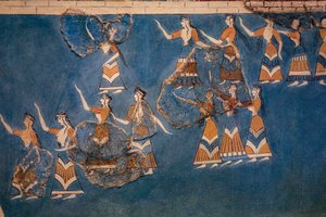 Sacred Grove og Dance Fresco av Minoan