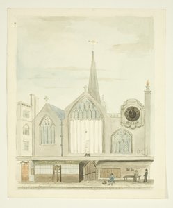 Kopi av en tegning av Old Christ Church