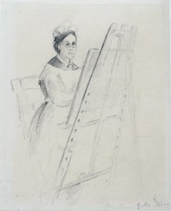 Portrett av Mary Jane Hancock av Miss Noble