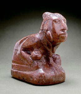 Menneskelig billedrør, Cahokia, 1000-1300 (bauxitt)